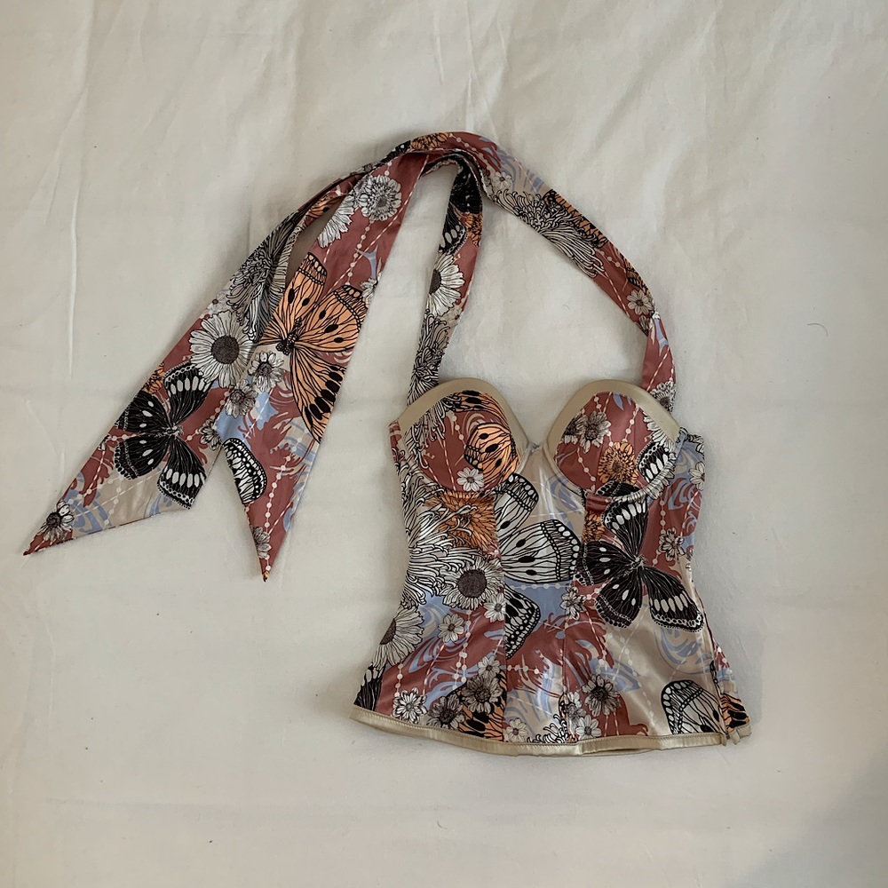 [SOLD] Bustier Corset Halter Top